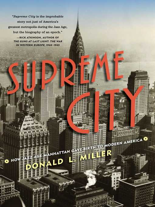 Title details for Supreme City by Donald L. Miller - Wait list
